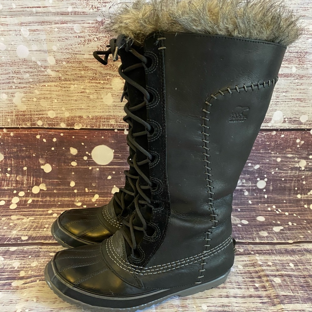 Black Sorel Cate the Great Boots